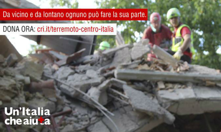 Terremoto centro Italia, Donazioni